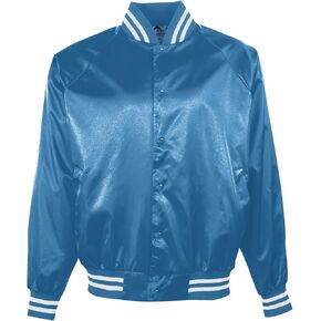 Augusta Sportswear Women's Augusta Satin Baseball Jacket/Striped Trim