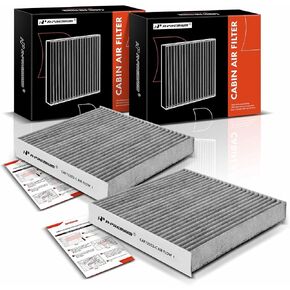 A-Premium 2-PC Cabin Air Filter with Activated Carbon Compatible with Nissan Altima 2019-2023 & Infiniti QX60 2022-2023, QX50 2019-2023, QX55 2022-2023, Replace# 272775NA1A, 272776CA0A