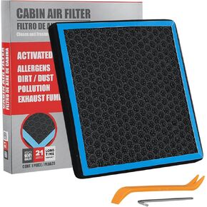 Cabin Air Filter Replacement CF9846A(CP846) with Nutshell Activated Carbon Compatible with Toyota 4runner 2003-2009/prius 2001-2009, Compatible with Subaru Legacy/outback 2005-2009.