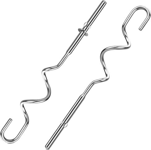 خطاف عجين لاستبدال خلاط اليد لخطافات العجين اليدوية لخلاط المطبخ، خطافات العجين المصنوعة من الفولاذ المقاوم للصدأ مناسبة لسلسلة KHM 5KSM KSM KSMO KSMH من خلاط كيتشن ايد باليد، قطعتان. in Kuwait