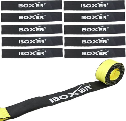 BoxerTool 2.5" x 18" Sliding Sleeve Webbing Protector 4 Pack - Abrasion, Fraying, Ripping Protection for Straps – Sleeve Protector in Saudi Arabia
