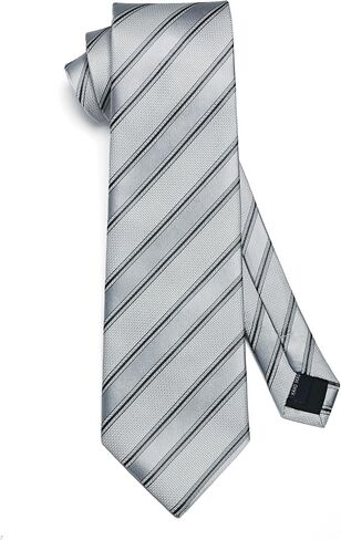 HISDERN Ties for Men Solid Polka Dot Tie Handkerchief Set Classic Woven Silk Business Formal Mens Necktie Wedding in Kuwait