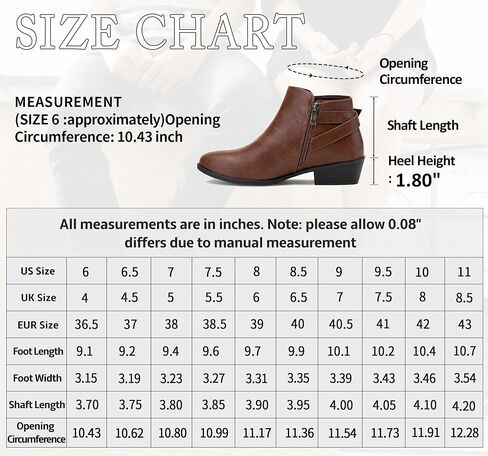 Vepose Women's Short Ankle Boots, Low Heel Round Toe Western Booties | Comfortable western-inspired booties, memory foam cushioning, buckle side zip or perforated slip-on design options in Saudi Arabia