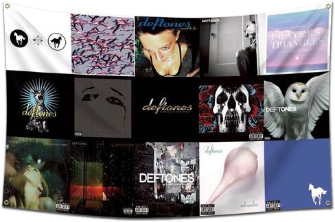 نسيج علم موسيقى الروك، غطاء ألبوم الفرقة المعدنية نسيج الجدار شنقا فن البوب ​​كلية غرفة النوم راية أعلام 3x5 قدم ديكور المنزل المشجعين هدية (أوم) in Kuwait