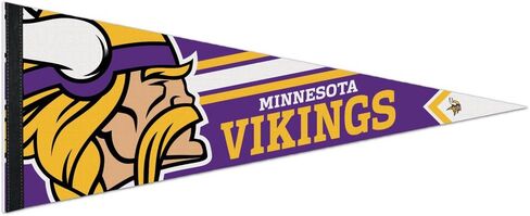 Wincraft NFL 14518115 Minnesota Vikings Premium Pennant, 12" X 30" in Saudi Arabia
