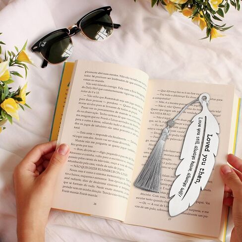 A Sister-is- God's Way of Making Sure We Never Walk Alone, Bookmark Gift for Soul Sisters, Bookmark Gift for Best Friend, Book Lovers Gift for Women Daughter, Metal Feather Bookmark VBK216 in Saudi Arabia