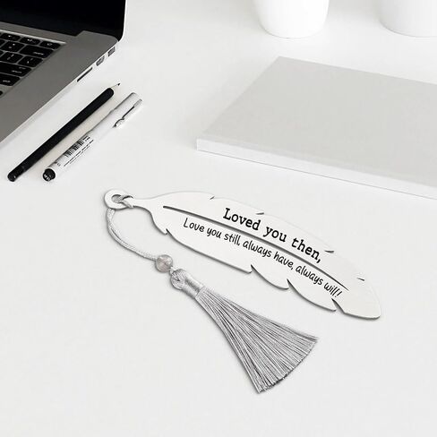 A Sister-is- God's Way of Making Sure We Never Walk Alone, Bookmark Gift for Soul Sisters, Bookmark Gift for Best Friend, Book Lovers Gift for Women Daughter, Metal Feather Bookmark VBK216 in Saudi Arabia
