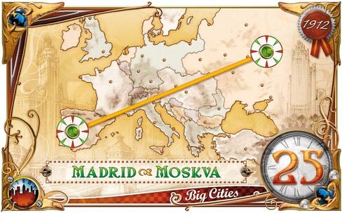 Ticket to Ride Europa 1912 Board Game EXPANSION - Expand Your Railway Empire Across Europe! Fun Family Game for Kids & Adults, Ages 8+, 2-5 Players, 30-60 Minute Playtime, Made by Days of Wonder in Saudi Arabia