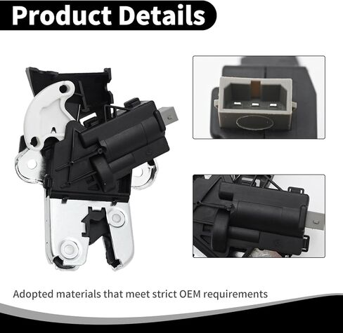 4F5827505D 4F5827505A 4E0827505C الخلفي الجذع قفل مزلاج المحرك استبدال لشركة فولكس فاجن باسات B7 EOS جيتا CC أودي A6 C6 A4 A5 A8 مقعد EXEO in Kuwait