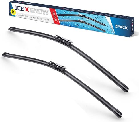 استبدال شفرات ممسحة الزجاج الأمامي 28 بوصة + 28 بوصة لسيارة Ford Escape 2019 2018 2017 2016 2015 2014 2013 Edge/Foucs/Fusion-جودة المعدات الأصلية (مجموعة من 2) علامة تبويب قرصة in Kuwait