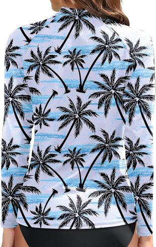 Holipick Women's Long Sleeve Rash Guard Swim Top UV UPF 50+ Sun Protection Swim Shirt Swimsuit Top Only in Kuwait