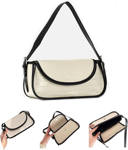Crossbody purses for women,shoulder bag under the arm purse,clutch purses for women with 2 Adjustable Straps in Saudi Arabia