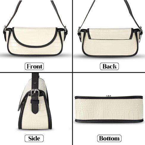 Crossbody purses for women,shoulder bag under the arm purse,clutch purses for women with 2 Adjustable Straps in Saudi Arabia