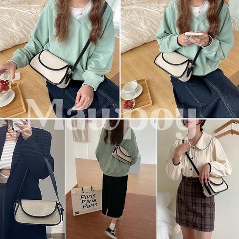 Crossbody purses for women,shoulder bag under the arm purse,clutch purses for women with 2 Adjustable Straps in Saudi Arabia