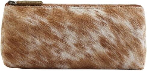 Myra Bag Sandy Cowhide Purse - Cowhide Purses for Women, Small Purse, Handcarry Purse, Western Gifts, for Women, Cow Print Purse Multi Pouch, Light Brown and Ivory Cow Hide Purse in Saudi Arabia