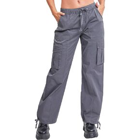بنطال كارجو نسائي متوسط ​​الارتفاع من YMI Jeans