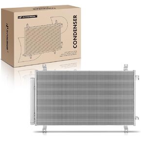 A-Premium Air Conditioning A/C Condenser Compatible with Acura MDX 2014-2018 & Honda Pilot 2016-2020, Passport 2019-2020, Ridgeline 2017-2020, 3.0L 3.5L