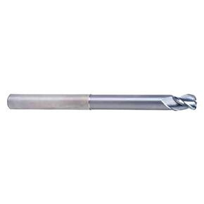 YG-1 EA40481 Carbide Alu-Power Corner Radius End Mill with Extended Neck, 3 Flute, 37 Degree Helix, Uncoated Finish, 5" Length, 3/4"