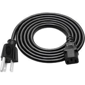 3 prong Power Cord Replacement for HITACHI P50A202 P50H401 P50H4011A P50H401A P50S601 P50T501 EV02351 P50S602 HDTV TV AC Power Cable