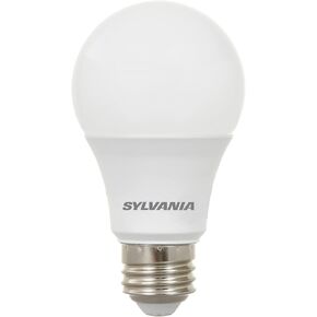 SYLVANIA A19 LED Light Bulb, 8.5W, 60W Equivalent, 10 Year, Non-Dimmable, 800 Lumens, 2700K, Soft White - 1 Pack (78106)
