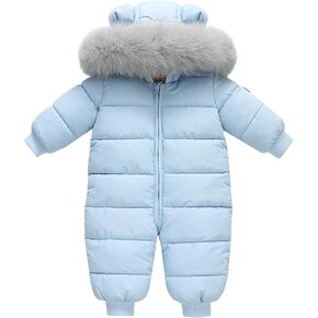 Unisex Newborn Essentials Jumpsuit Outfits Toddler Snowsuit winter Hooded Jacket