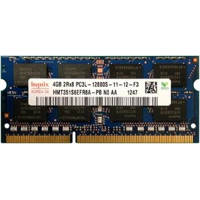 Hynix 4GB DDR3 Memory SO-DIMM 204pin PC3L-12800S 1600MHz HMT351S6EFR8A-PB