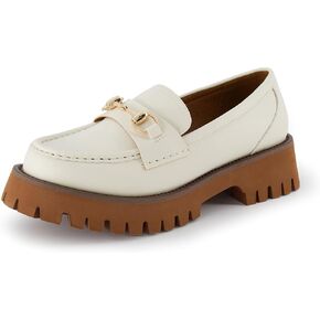 CUSHIONAIRE Women's Dillan Buckle Slip on Loafer +Memory Foam