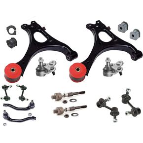16PC Complete Control arm Suspension Kit FITS 2006-2011 Honda Civic excludes Si Models