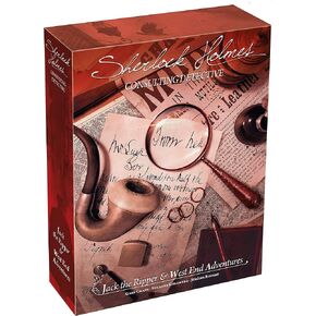 Sherlock Holmes Consulting Detective - Jack the Ripper & West End Adventures Board Game - Captivating Mystery Game for Kids & Adults, Ages 14+, 1-8 Players, 90 Min Playtime, Made by Space Cowboys