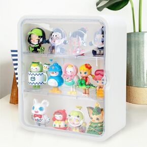 حافظة عرض أكريليك PACMAXI لشخصيات Funko Pop الصغيرة، وخزانة عرض لشخصيات Funko Pop الصغيرة، ومنظم خزانة صندوق تخزين شفاف للألعاب الصغيرة والمجموعات والصخور الحجرية (مثبتة على الحائط)