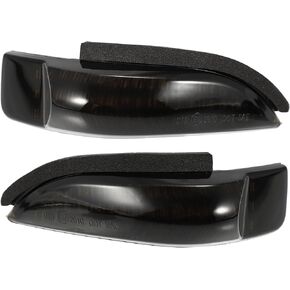 LED Side Mirror Turn Signal Light Clearance Lamp Door Rearview Wing Mirror Blinker 81740-52050 81730-52100 for Toyota Camry 2012-2017 Yellow LED Black Lens 1 Pair