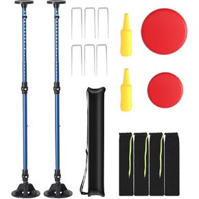 Flying Discs Game Sets, 2 Pack Bottle Game with Adjustment Height and Score Tracker for Family Yard Lawn Beach in Kuwait