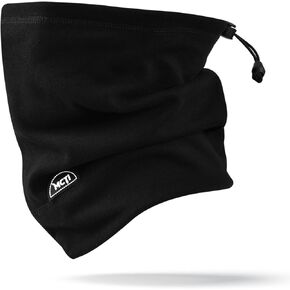 MCTi Neck Gaiter Warmer Winter Fleece Scarves Beanie Hat for Skiing Cycling Elastic Closure