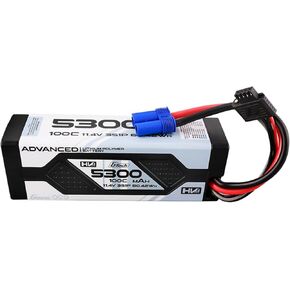 Gens ace Advanced G-Tech High Voltage 11.4V 5300mAh 100C 3S Lipo Battery HardCase with EC5 Plug