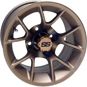 Red Hawk TIR-RX406-H Wheel Halcyon, 12x7 ET-25 Golf Carts