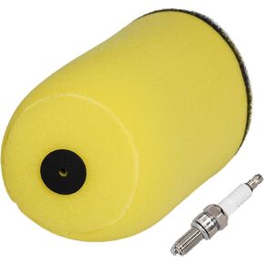 HIFROM Foam Air Filter with Saprk Plug Replacement for 2006-2017 Yamaha Raptor 700R 700 YFM700 YFM700R Replaces 1S3-14451-00-00
