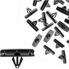 GOOACC 25PCS Fender Flare Moulding Clips Jeep Liberty Rocker for Chrysler 55157055-AA, 55157065-AA Jeep Wrangler Jeep Liberty - 25Pack