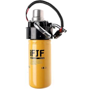 iFJF 1R-0750 Fuel Filter and Refit Head and 12642623 Fuel Filter Head with Pump Replacement for GM Duramax V8 6.6L 2005-2016 Chevy Silverado/GMC Sierra 2500HD 3500HD Replaces TP3018