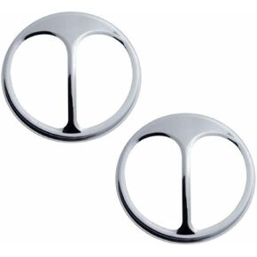 United Pacific 7 1/2" Chrome Cat's Eye Headlight Cover