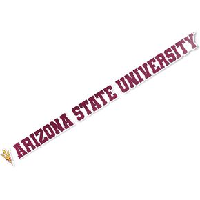 Desert Cactus Arizona State University Sticker Sun Devils ASU Name Logo Vinyl Decal Laptop Water Bottle Car Scrapbook (15 Inch Sticker)
