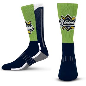 For Bare Feet Savannah Bananas Team Color Crew Sock Youth