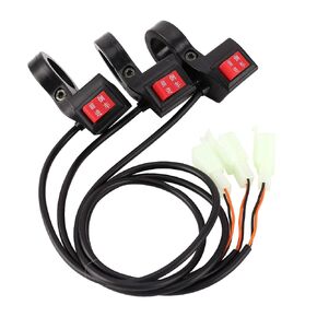 3Pcs Electric Scooter Handlebar Forward and Reverse Gear Switch Replacement Multifunction Electric Bike Forward/Reverse Button Switch for E Bike