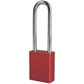American Lock A1107RED1KEY Padlock, Aluminum, Red