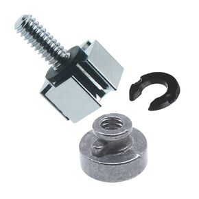 Seat Bolt Nut Kit Compatible for Harley Davidson Sportster Softail Dyna Street Glide 1996-2015 (black)