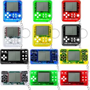 6PCS Video Game Party Favors Video Game Keychain 6 Colors Gamer Party Favors Party Supplies for Kids Video Game Favors