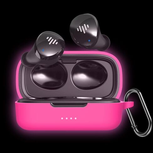 LEFXMOPHY Cover for iLuv TB100 Wireless Earbuds Case, Black Heavy Duty Silicone Protective Skin Sleeve in Kuwait