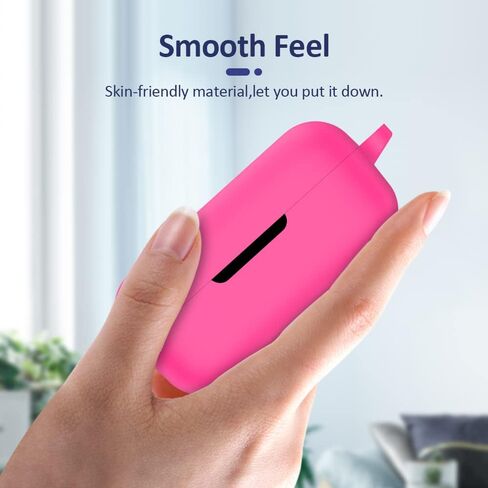 LEFXMOPHY Cover for iLuv TB100 Wireless Earbuds Case, Black Heavy Duty Silicone Protective Skin Sleeve in Kuwait