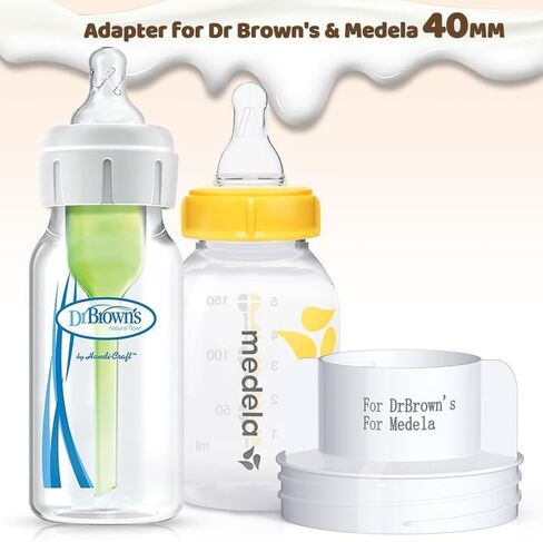 Bottle Warmer Adapter for Dr Brown's & Medela Baby Bottle - 40MM (Bottle Warmer not Included) in Saudi Arabia