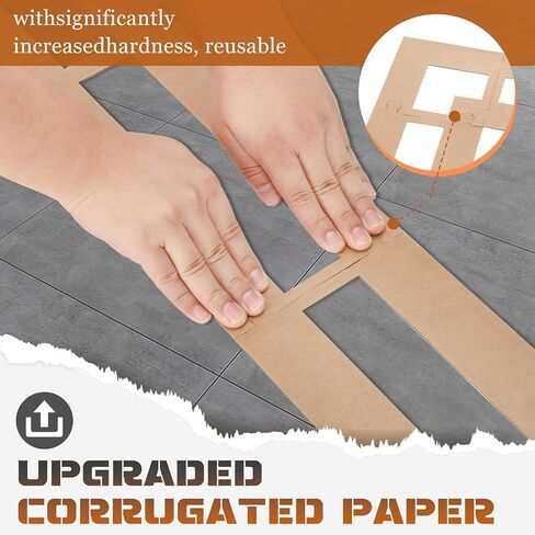 مجموعة أدوات تحديد ملعب بيكلبول | طقم طلاء استنسل من الورق المقوى للممر أو الأسفلت أو الخرسانة - طقم ملعب كرة البيسبول في الفناء الخلفي in Kuwait