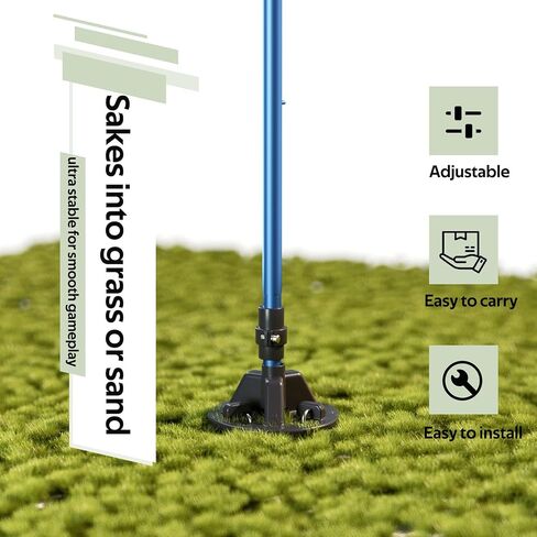 Flying Discs Game Sets, 2 Pack Bottle Game with Adjustment Height and Score Tracker for Family Yard Lawn Beach in Kuwait